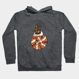 Medieval Snail Cat Hoodie